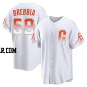 John Brebbia Men's San Francisco Giants White Replica 2021 City Connect Jersey