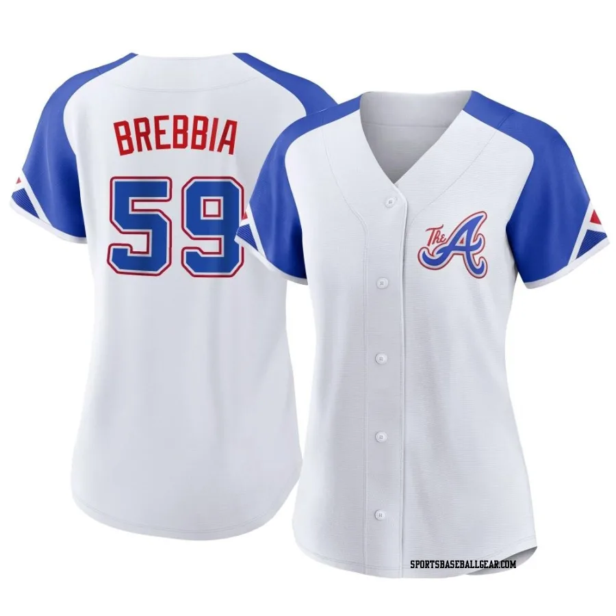 John Brebbia Women's Atlanta Braves White Replica 2023 City Connect Jersey