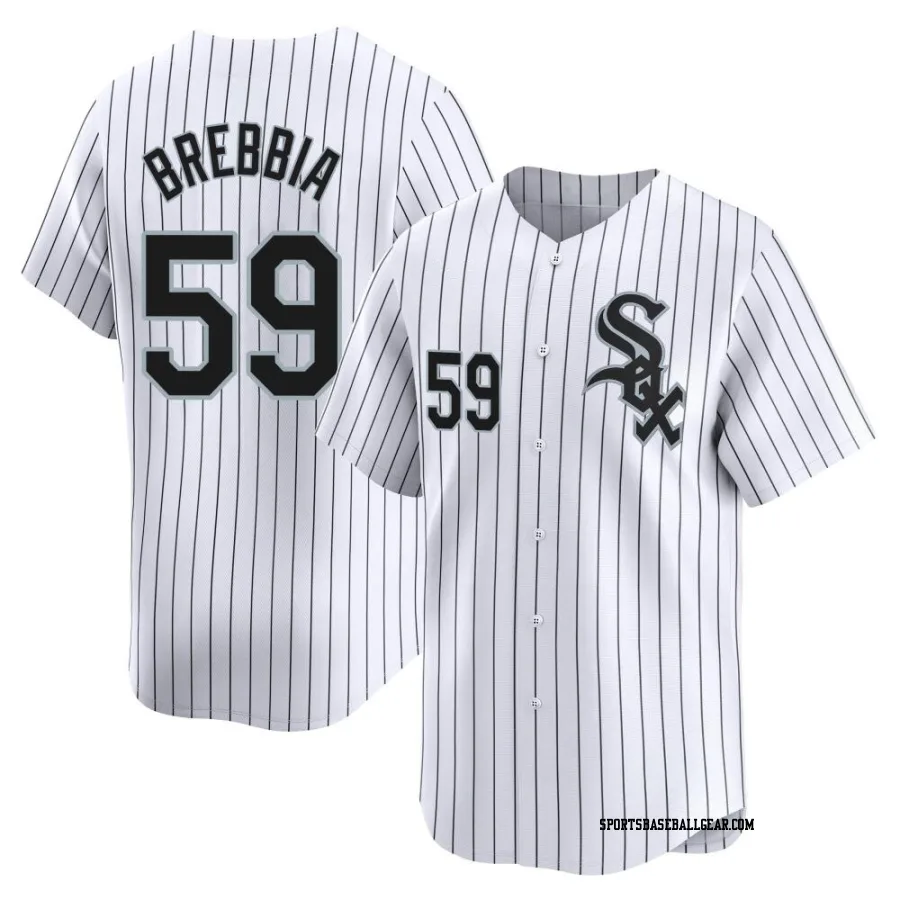 John Brebbia Youth Chicago White Sox White Limited Home Jersey