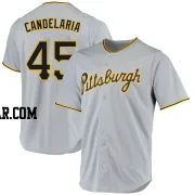 John Candelaria Men's Pittsburgh Pirates Gray Replica Road Jersey