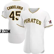 John Candelaria Men's Pittsburgh Pirates White Authentic Home Jersey