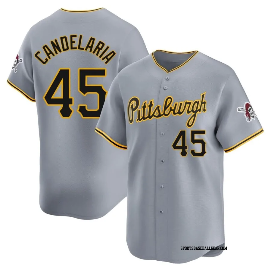 John Candelaria Youth Pittsburgh Pirates Gray Limited Away Jersey