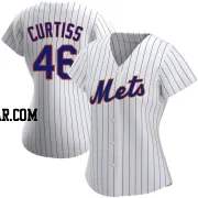 John Curtiss Women's New York Mets White Authentic Home Jersey