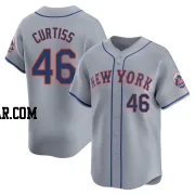 John Curtiss Youth New York Mets Gray Limited Away Jersey