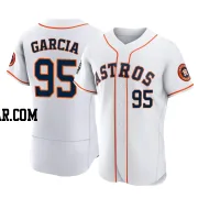 John Garcia Men's Houston Astros White Authentic 2022 World Series Home Jersey