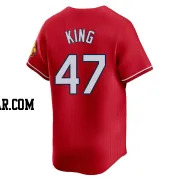 John King Men's St. Louis Cardinals Red Limited 2024 City Connect Jersey