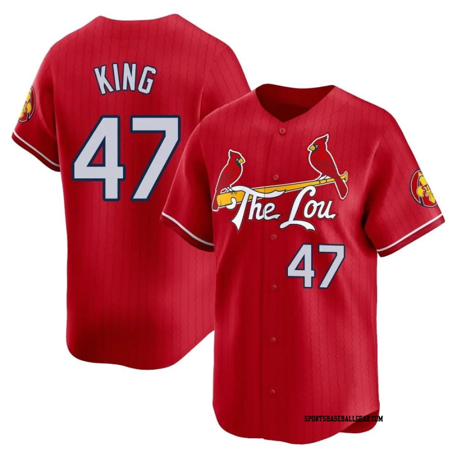 John King Men's St. Louis Cardinals Red Limited 2024 City Connect Jersey