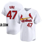 John King Men's St. Louis Cardinals White Limited Home Jersey