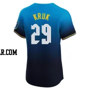 John Kruk Men's Philadelphia Phillies Blue Elite 2024 City Connect Jersey