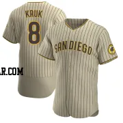 John Kruk Men's San Diego Padres Tan/Brown Authentic Alternate Jersey