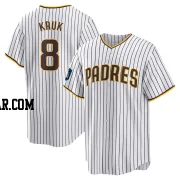 John Kruk Men's San Diego Padres White Replica 2024 World Tour Seoul Series Home Jersey