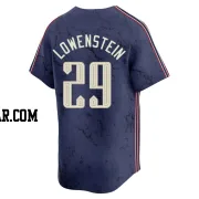 John Lowenstein Men's Cleveland Guardians Navy Limited 2024 City Connect Jersey