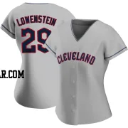 John Lowenstein Women's Cleveland Guardians Gray Authentic Road Jersey