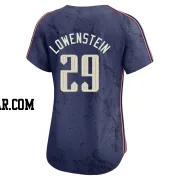 John Lowenstein Women's Cleveland Guardians Navy Limited 2024 City Connect Jersey