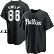 John McMillon Men's Philadelphia Phillies Black/White Replica Jersey