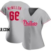 John McMillon Women's Philadelphia Phillies Gray Authentic Road Jersey