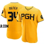 John Milner Men's Pittsburgh Pirates Gold Authentic 2023 City Connect Jersey