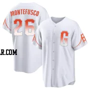 John Montefusco Men's San Francisco Giants White Replica 2021 City Connect Jersey