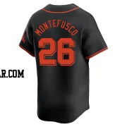 John Montefusco Youth San Francisco Giants Black Limited Alternate Jersey