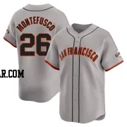 John Montefusco Youth San Francisco Giants Gray Limited Away Jersey