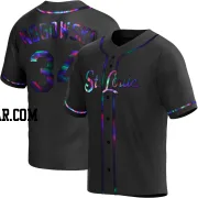 John Nogowski Men's St. Louis Cardinals Black Holographic Replica Alternate Jersey