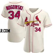 John Nogowski Men's St. Louis Cardinals Cream Authentic Alternate Jersey