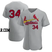 John Nogowski Men's St. Louis Cardinals Gray Authentic Road Jersey