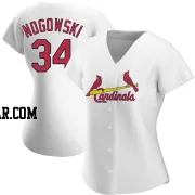 John Nogowski Women's St. Louis Cardinals White Authentic Home Jersey