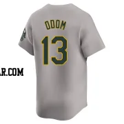 John Odom Men's Oakland Athletics Gray Limited Away Jersey