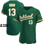 John Odom Men's Oakland Athletics Green Authentic Kelly Alternate Jersey