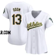 John Odom Women's Oakland Athletics White Limited Home Jersey