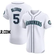 John Olerud Men's Seattle Mariners White Elite Home Jersey