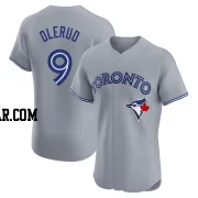 John Olerud Men's Toronto Blue Jays Gray Elite Road Jersey