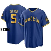 John Olerud Youth Seattle Mariners Royal Replica 2023 City Connect Jersey