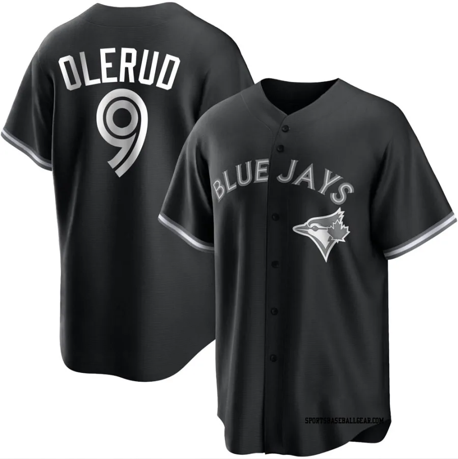 John Olerud Youth Toronto Blue Jays Black/White Replica Jersey