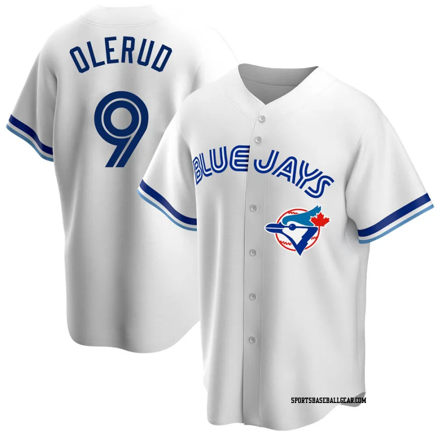 John Olerud Youth Toronto Blue Jays White Replica Home Cooperstown Collection Jersey