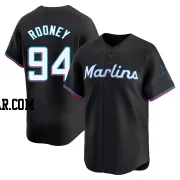 John Rooney Youth Miami Marlins Black Limited Alternate Jersey