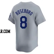 John Roseboro Youth Los Angeles Dodgers Gray Limited Away Jersey