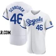 John Schreiber Men's Kansas City Royals White Authentic 2022 Home Jersey