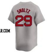 John Smoltz Men's Boston Red Sox Gray Limited Away Jersey