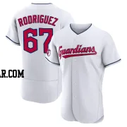 Johnathan Rodriguez Men's Cleveland Guardians White Authentic Home Jersey