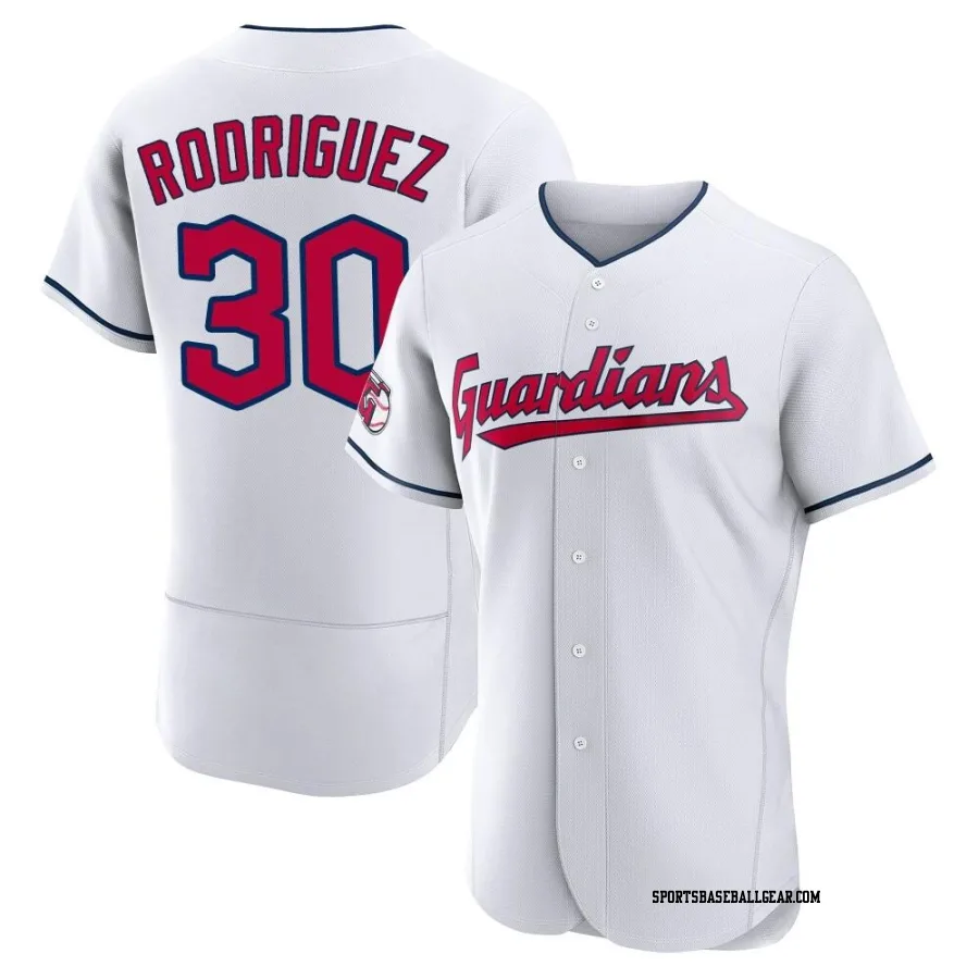 Johnathan Rodriguez Men's Cleveland Guardians White Authentic Home Jersey