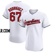 Johnathan Rodriguez Men's Cleveland Guardians White Elite Home Jersey