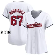 Johnathan Rodriguez Women's Cleveland Guardians White Limited Home Jersey