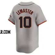 Johnnie Lemaster Youth San Francisco Giants Gray Limited Away Jersey