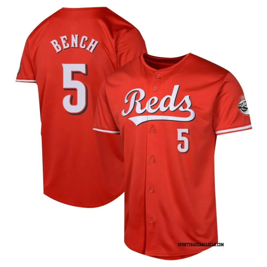 Johnny Bench Youth Cincinnati Reds Red Limited Alternate Jersey