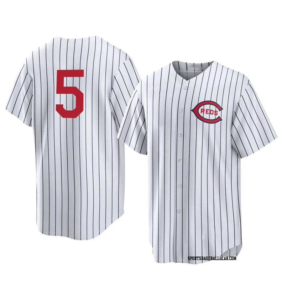 Johnny Bench Youth Cincinnati Reds White Replica 2022 Field Of Dreams Jersey