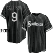 Johnny Callison Men's Chicago White Sox Black Replica 2021 City Connect Jersey