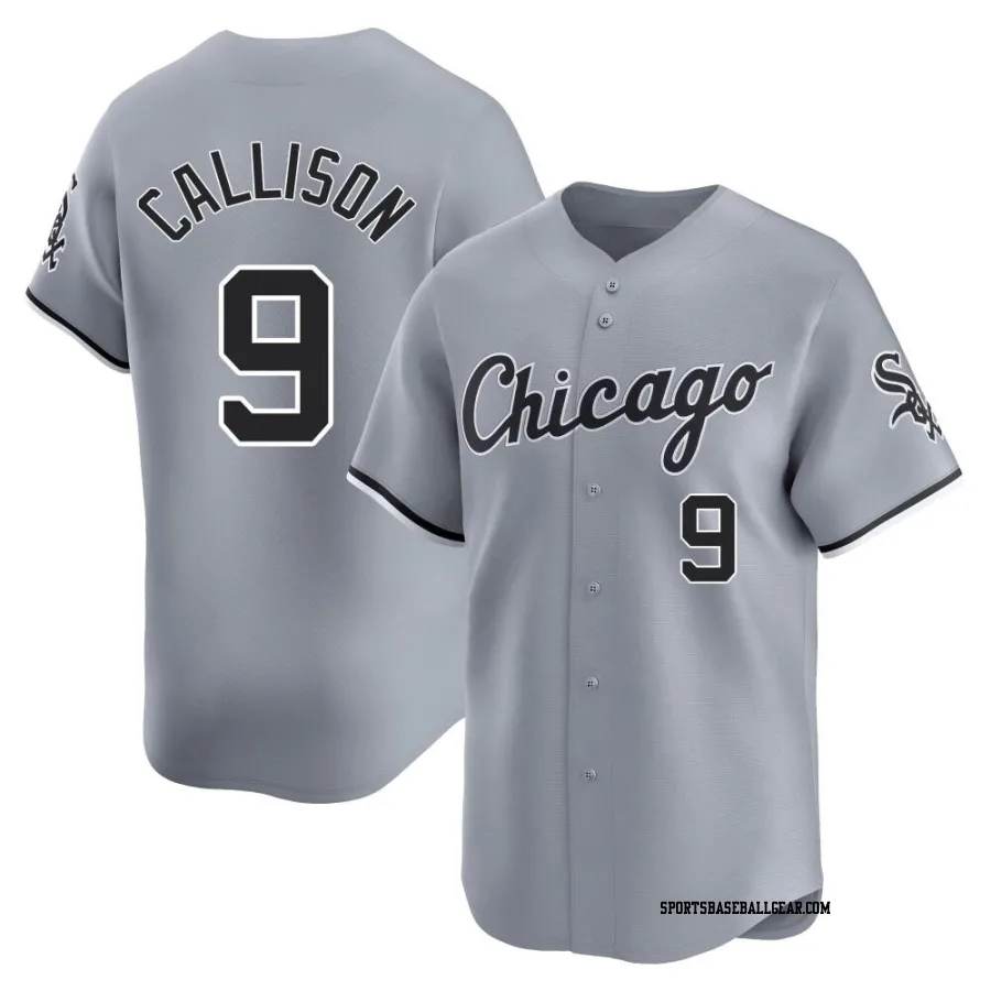 Johnny Callison Men's Chicago White Sox Gray Limited Road Jersey