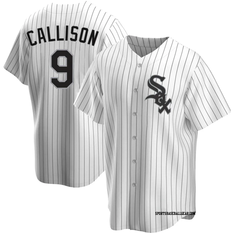 Johnny Callison Men's Chicago White Sox White Replica Home Jersey